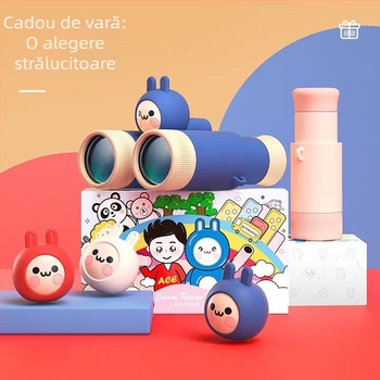 Telescop pentru copii, cu protecție a ochilor, destinat învățării științifice