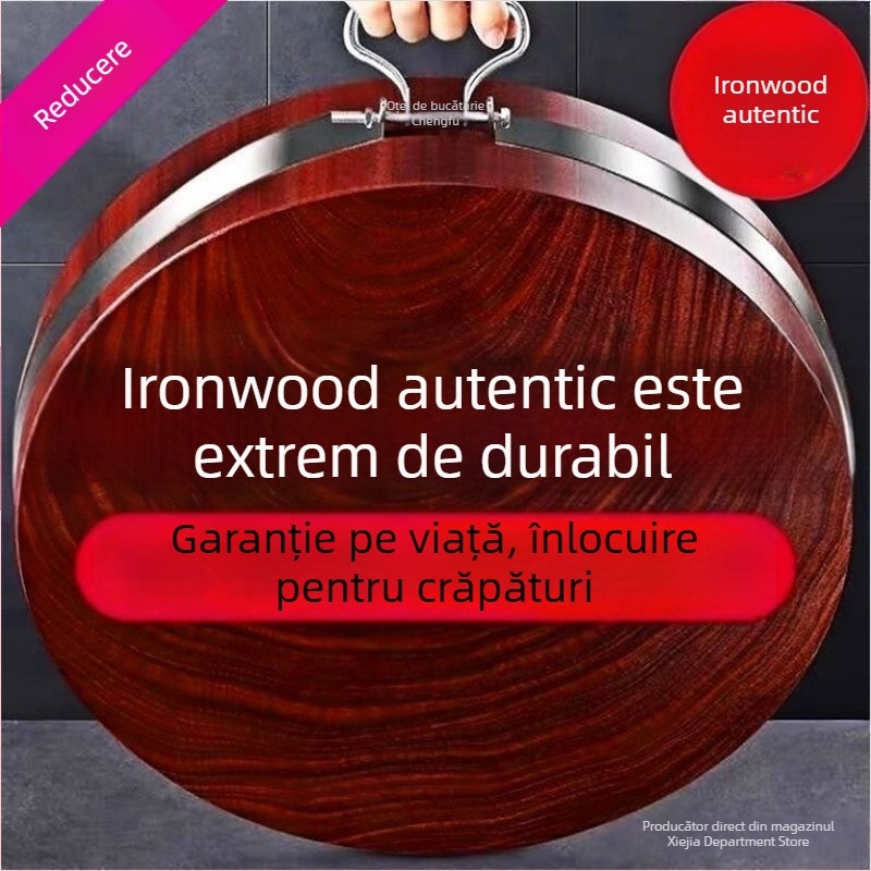 Placǎ rotundă de tăiere din silicon alimentar; antibacteriană, bacteriostatică și anti-mold; model XMApziXN