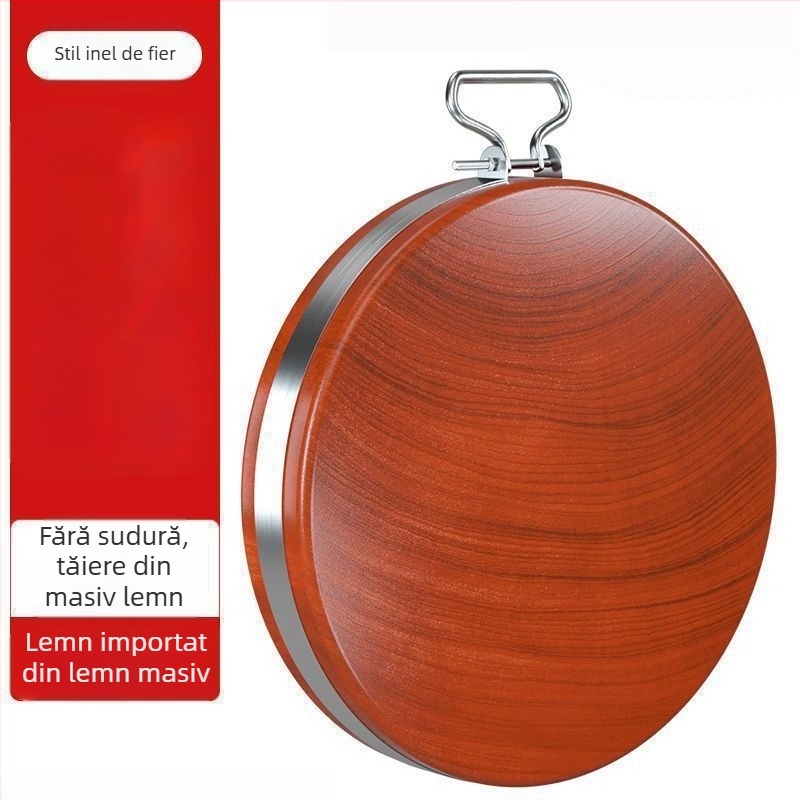 Placǎ rotundă de tăiere din silicon alimentar; antibacteriană, bacteriostatică și anti-mold; model XMApziXN