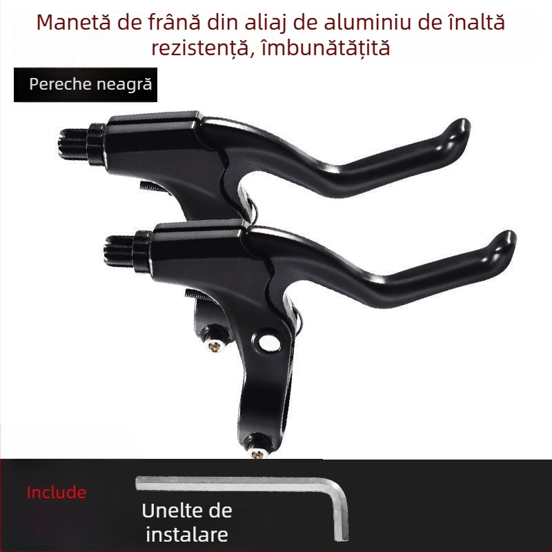Manetă de frână XW din aliaj de aluminiu – design patru degete, frână mecanică pentru bicicletă de munte