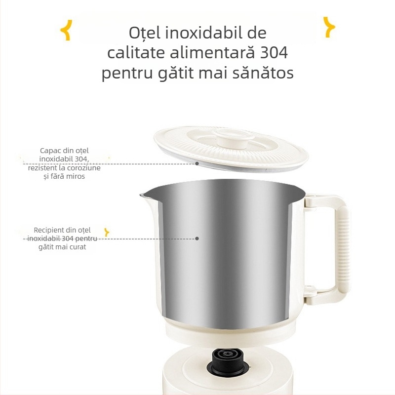 Oală electrică de gătit, compactă și portabilă, model DZG08M, capacitate până la 2 L, potrivită pentru 2–3 persoane, curățare ușoară, fără montaj