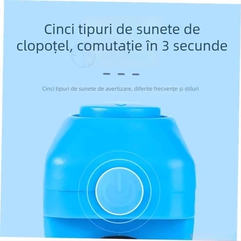 Claxon ascuns de bicicletă, cu sunet înalt, model A-08, plastic, brand Friendly