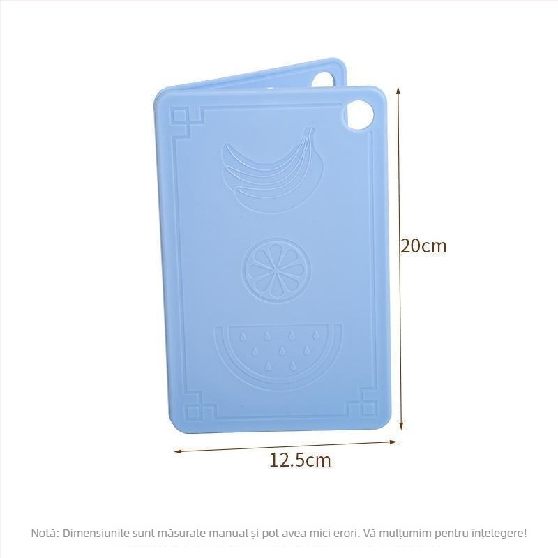 Placă pliabilă de tăiat în stil japonez — compactă din plastic, portabilă, antibacteriană și rezistentă la mucegai, pentru tăierea fructelor, călătorii, camping și pregătirea hranei pentru bebeluși