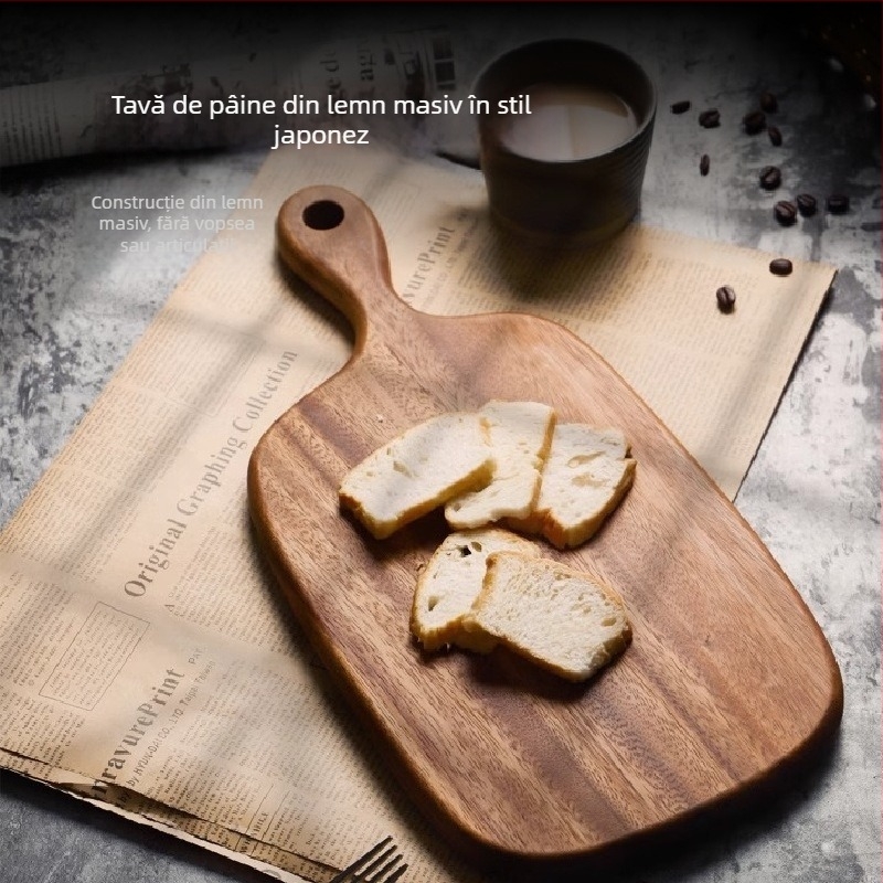 Tocător din lemn – formă neregulată, cu două fețe, portabil, lansat vara 2021.