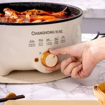 Changhong Oală Electrică pentru Hot Pot și Taitei – All-in-One, Multifuncțională, Capacitate 4–5 L, Putere 1200–1500 W, Vas interior din aliaj, Protecție anti-uscare, Control mecanic, 220 V