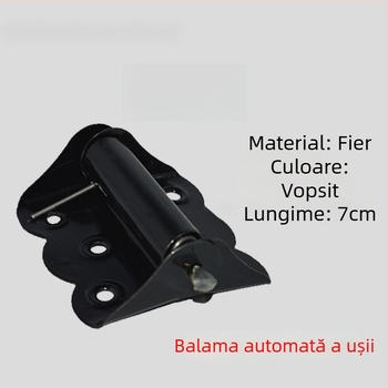 Balama pentru ușă de plasă cu arc, din oțel inox, închidere automată, tip fluture