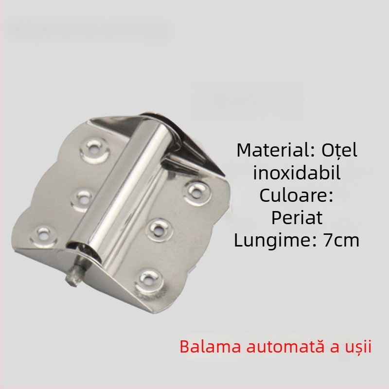 Balama pentru ușă de plasă cu arc, din oțel inox, închidere automată, tip fluture