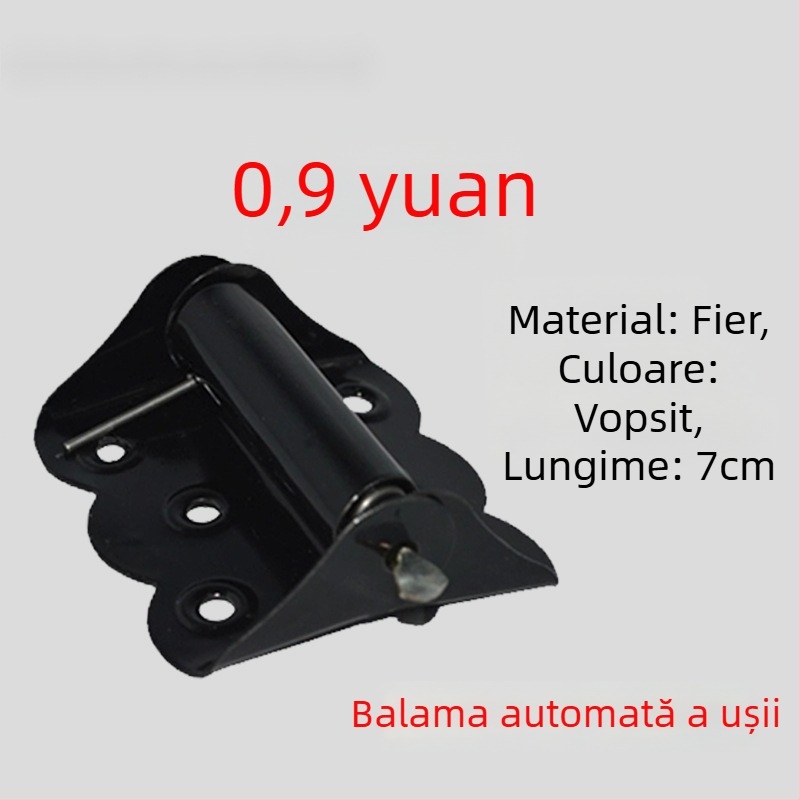 Balama pentru ușă de plasă cu arc, din oțel inox, închidere automată, tip fluture