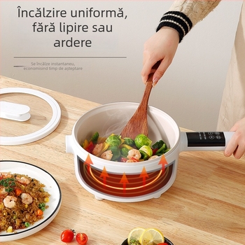 Aragaz electric cu vas multifuncțional integrat, vas interior din oțel inoxidabil, control microcomputer, izolație, capacitate 2,1–4 L pentru 2–3 persoane