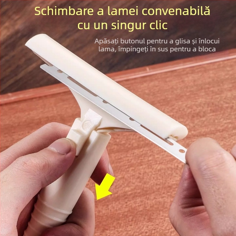 Lamă specializată pentru îndepărtarea părului de porc — oțel inoxidabil, nu necesită ascuțire, pentru păr, piele, copite, piele moartă și grăsime