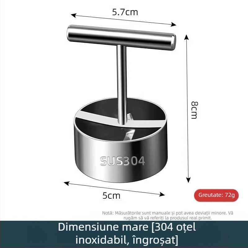 304 oțel inoxidabil – instrument de scoatere a sâmburilor din mere și pere