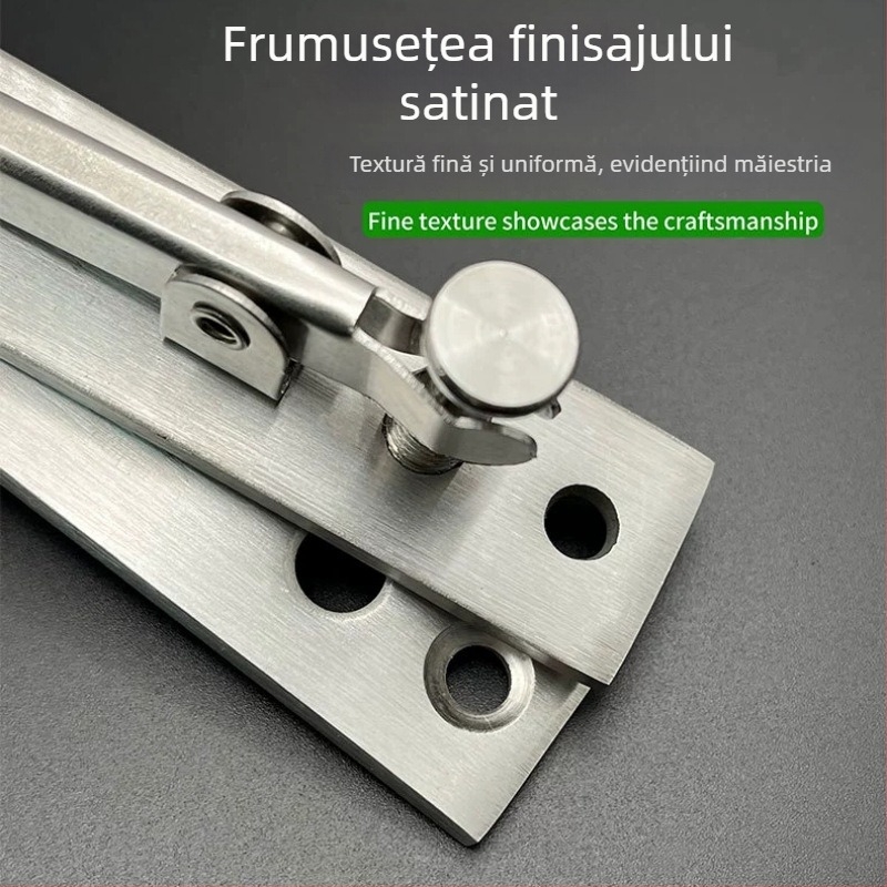 Balamale din oțel inoxidabil, pentru uși din lemn, sus și jos, ascunse, rotative
