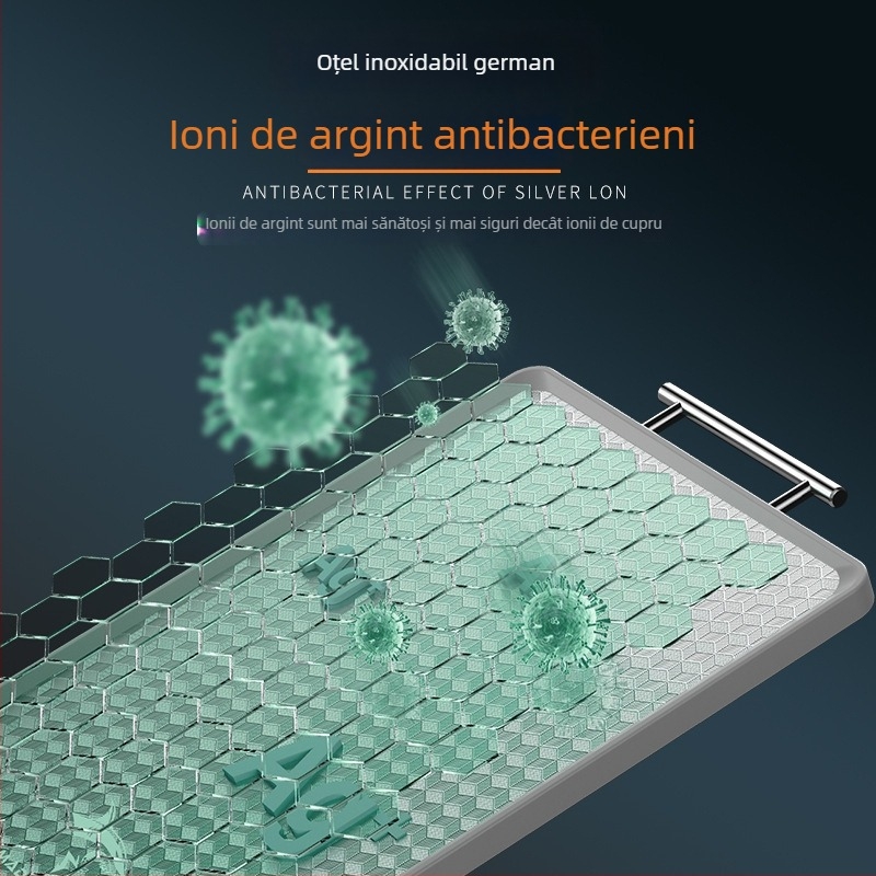 Crazy Shark Tocător din oțel inoxidabil – dublă față, stil modern minimalist, lansare 2021