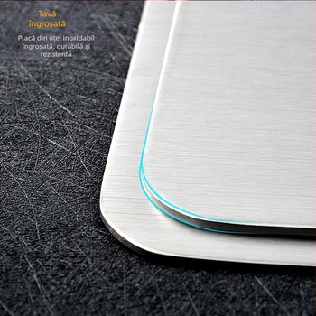 Tocător din oțel inoxidabil – antibacterian și rezistent la mucegai, pentru uz casnic, stil modern minimalist