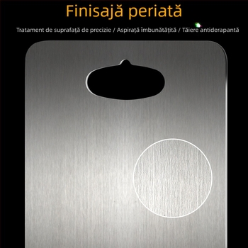 Tocător din oțel inoxidabil – antibacterian și rezistent la mucegai, pentru uz casnic, stil modern minimalist