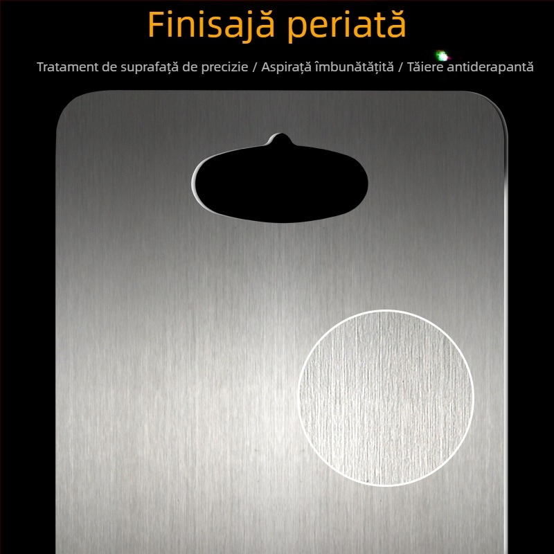 Tocător din oțel inoxidabil – antibacterian și rezistent la mucegai, pentru uz casnic, stil modern minimalist