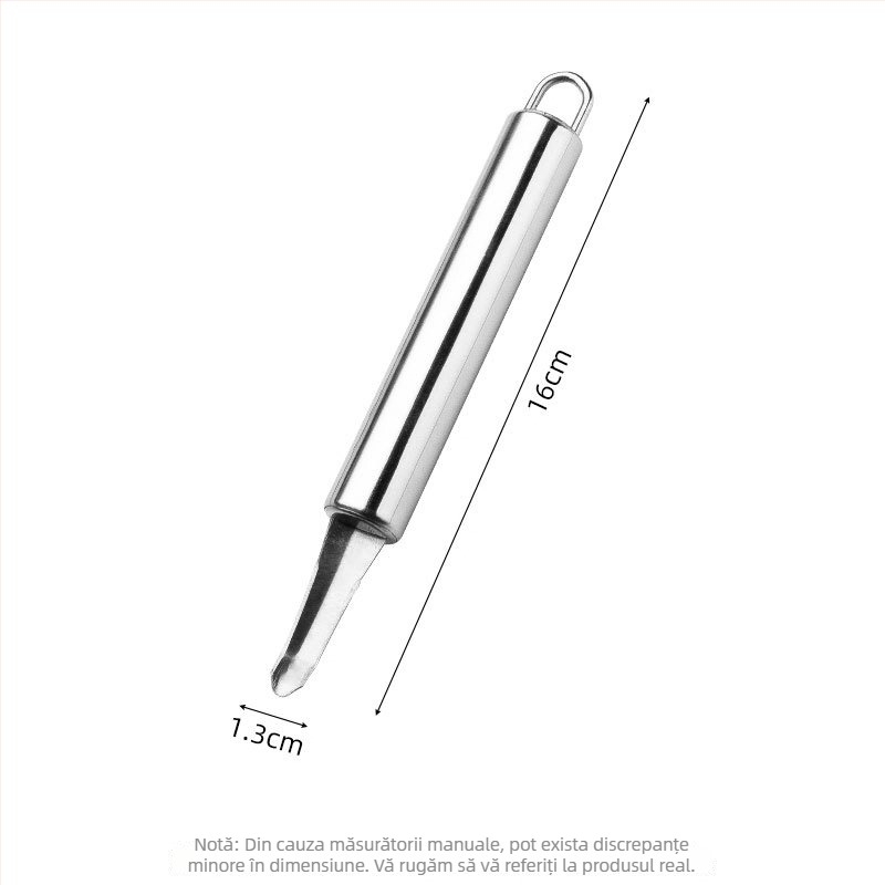 Instrument din oțel inoxidabil pentru decojirea și extragerea cărnii din longan – gadget de bucătărie, brand Painting dream, origine Jieyang, logo inclus