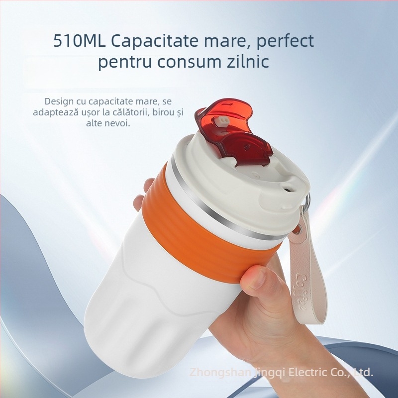 Ceașcă de răcire rapidă – alimentare USB-C, 5V, 15W, funcționare mecanică, cald și rece pentru birou