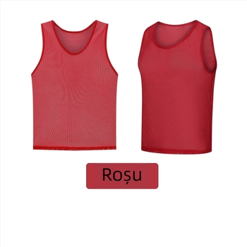 Vesta de antrenament pentru fotbal din poliester - model personalizabil, pentru toate sezoanele, unisex, vârsta 1–80