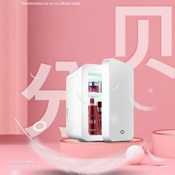 Frigider auto cu răcire pe semiconductori, 6-10 L, 12V/220V, 48 W, răcire la aproximativ 20°C sub temperatura ambientală, încălzire până la 65°C