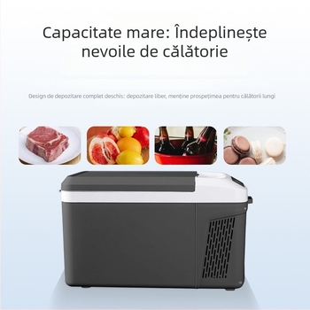 Ice King frigider cu compresor pentru auto, 12V/24V, utilizare dublă pentru mașină și casă, 11–15L, 40W, răcire la -20°C