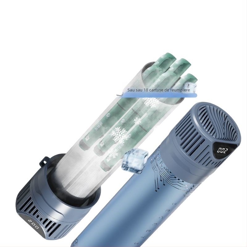 Răcitor pentru insulină cu răcire pe bază de semiconductori - Mini frigider portabil, reîncărcabil, destinat medicamentelor hormonale, capacitate 5 L, putere 10 W, brand Mynew/Mainiu