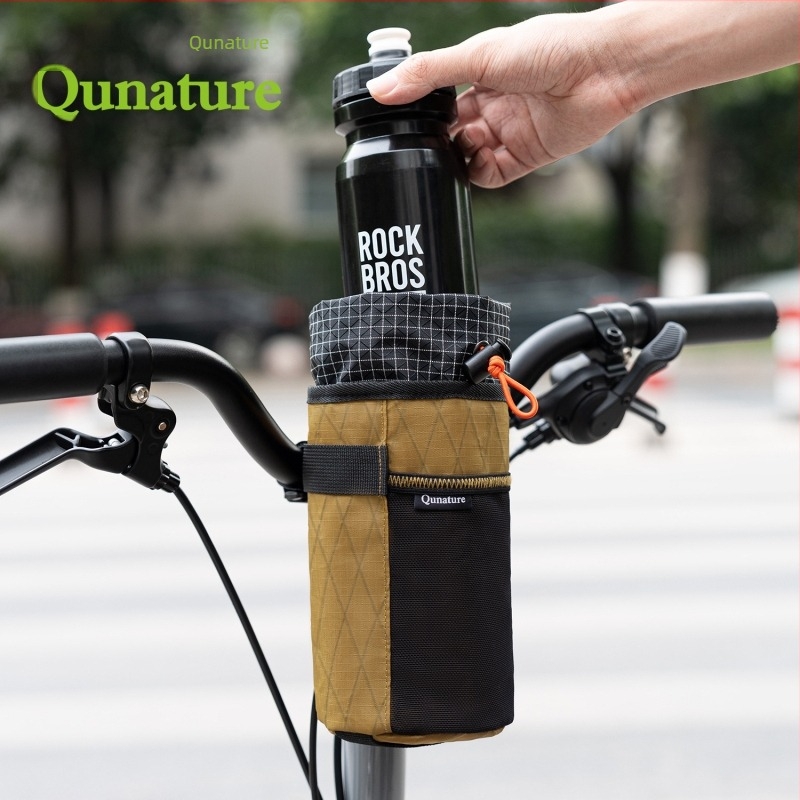 ROCKBROS Geantă pentru ghidon bicicletă, 1L, Material: Nylon + pearl cotton + aluminum film + 42d elastic mesh, Model: 30110084 P008 30110084001, Fără căptușeală