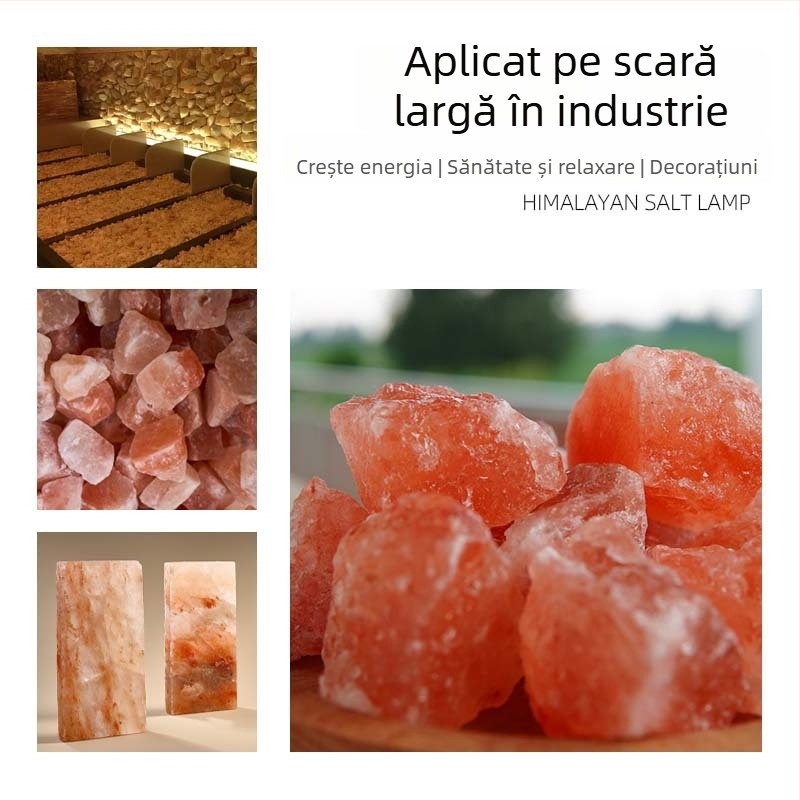 Ornament din bloc de sare himalayan natural — decor din piatră, fără personalizare, cadou pentru absolvire, mutare și alte ocazii; potrivit pentru cupluri, prieteni, colegi, persoane în vârstă și colegi de clasă.