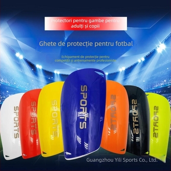 Protecții tibiale de fotbal, PU material, protecții pentru picior