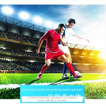 Protecții tibiale de fotbal, PU material, protecții pentru picior