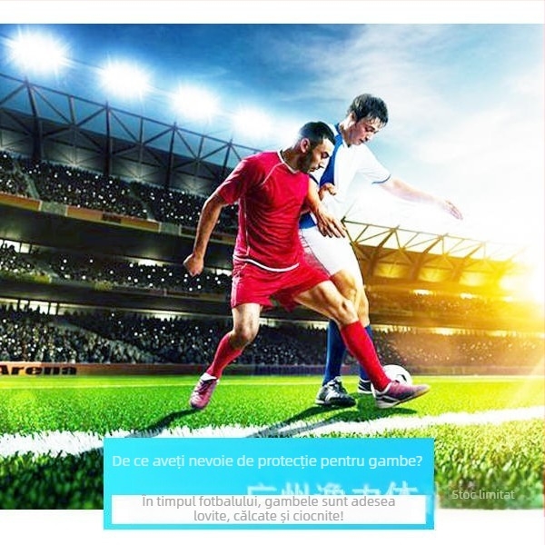 Protecții tibiale de fotbal, PU material, protecții pentru picior