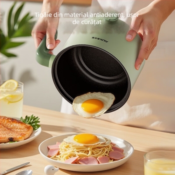 Oakes oală electrică de gătit, capacitate 2 L, pentru 2–3 persoane, curățare integrată, control mecanic, abur rapid, model HX-12B116A