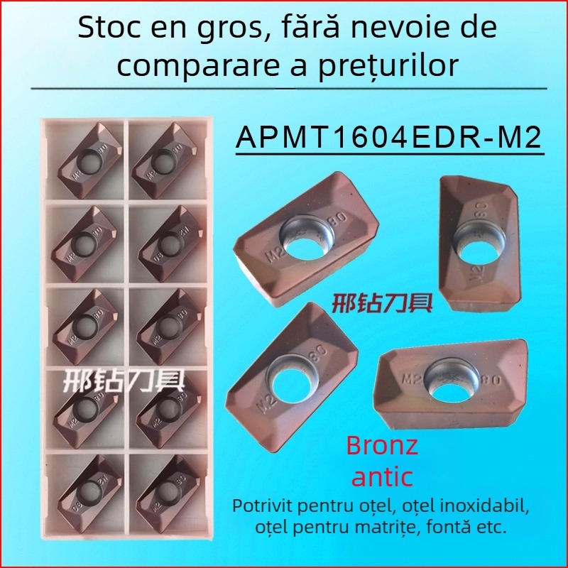 Inserație frezare CNC APMT1604/APMT1135, Brand Xzcc/Xingzuan, Seria 1604/1135, Coduri produselor APMT1135PDER-M2, APMT1604PDER-M2