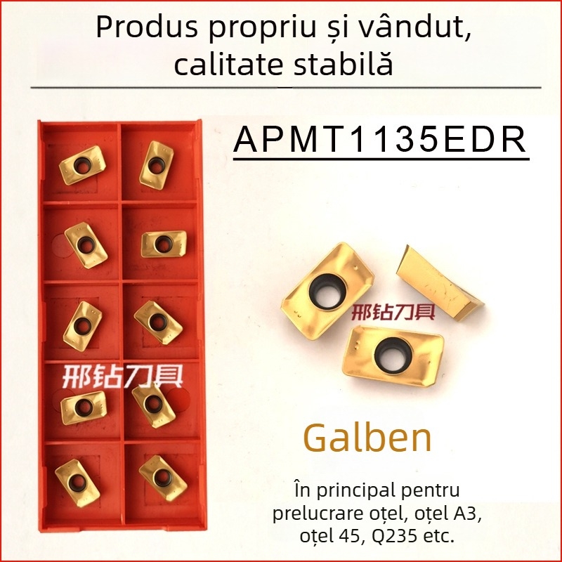 Inserație frezare CNC APMT1604/APMT1135, Brand Xzcc/Xingzuan, Seria 1604/1135, Coduri produselor APMT1135PDER-M2, APMT1604PDER-M2