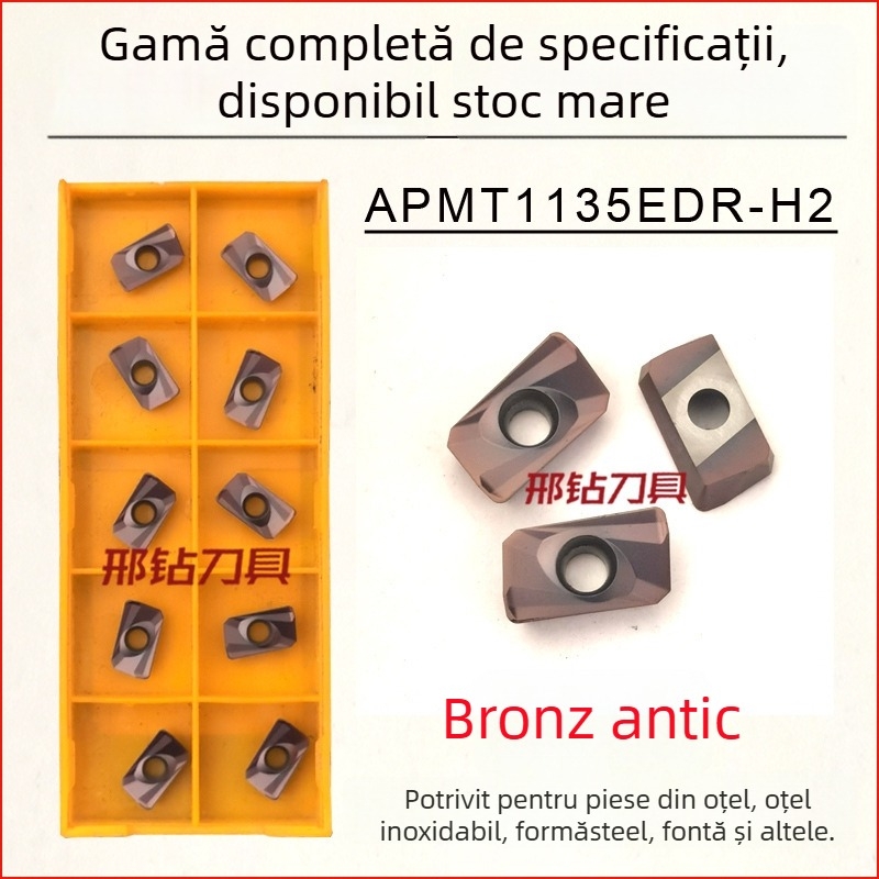 Inserație frezare CNC APMT1604/APMT1135, Brand Xzcc/Xingzuan, Seria 1604/1135, Coduri produselor APMT1135PDER-M2, APMT1604PDER-M2