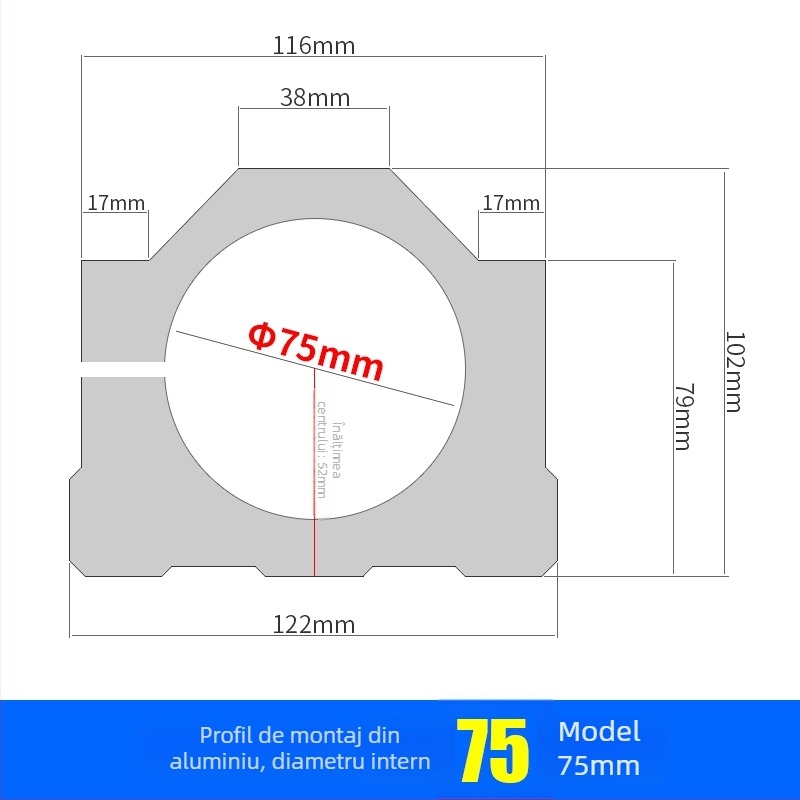Mașină de gravură, suport pentru motorul cu axul, șa fixă; viteză în gol: neprecizată; interval de tensiune: neprecizat; aplicație: neprecizată