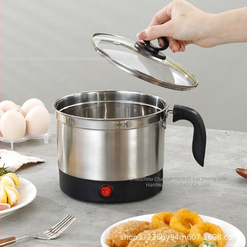 Oală electrică KS88 — capacitate 2,1–4 L, pentru 2–3 persoane, liner din oțel inoxidabil, control prin buton rotativ