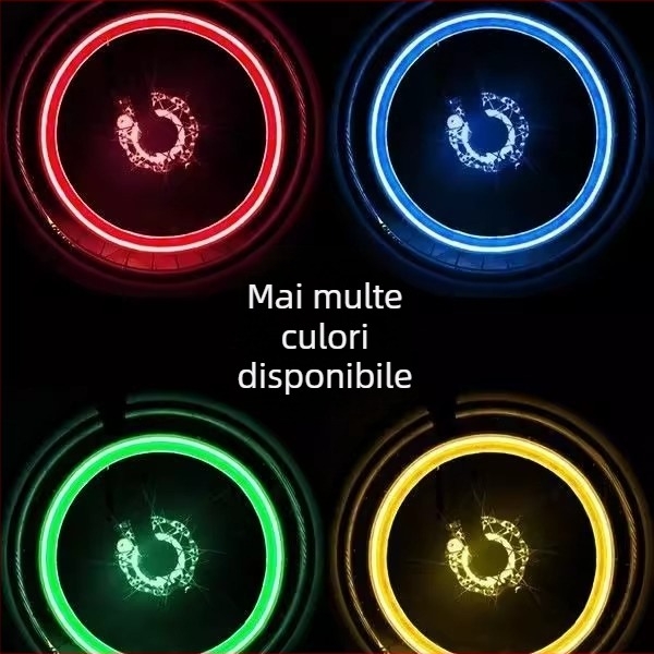 Lumină pentru valve de bicicletă și nozzle – Accesorii MTB pentru plimbări nocturne (Fără procesare și personalizare; Brand: Friendly; Fără import; Piața principală: Alte; Fără marcă privată autorizată)