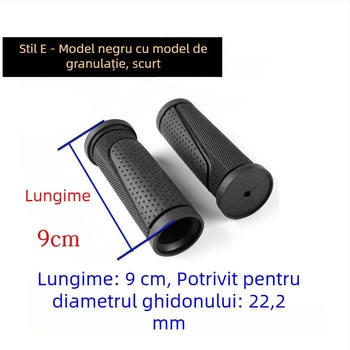 Huse pentru ghidon bicicletă de munte (lungi și scurte) – cauciuc, antiderapante, pliabile, confortabile