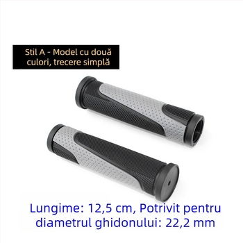 Huse pentru ghidon bicicletă de munte (lungi și scurte) – cauciuc, antiderapante, pliabile, confortabile