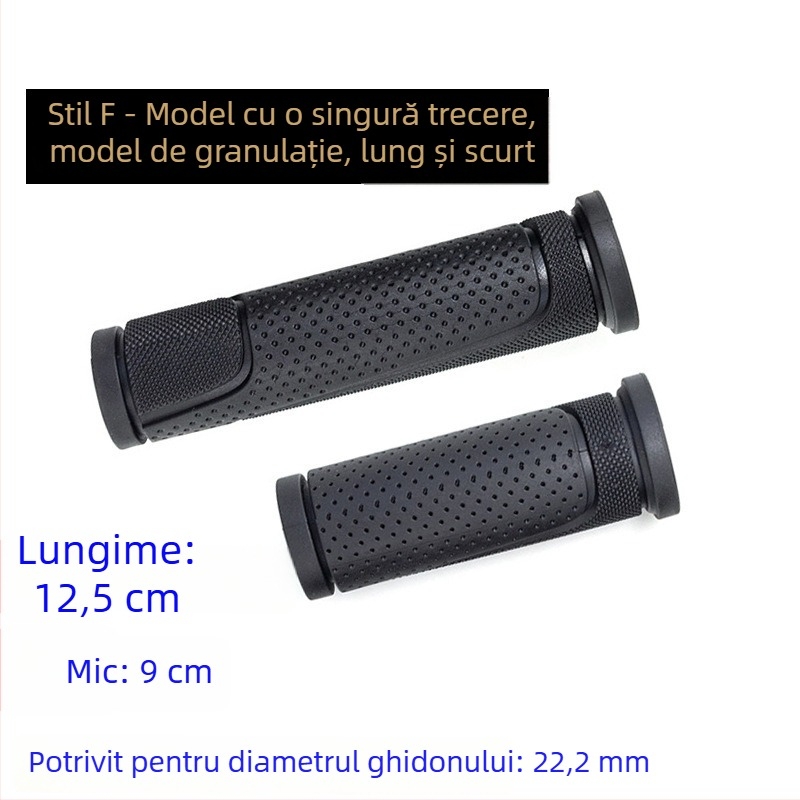 Huse pentru ghidon bicicletă de munte (lungi și scurte) – cauciuc, antiderapante, pliabile, confortabile