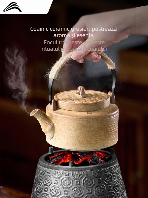 Set ceramic de infuzie ceai SK280 — portabil, izolație, depozitare, pentru 3–5 persoane