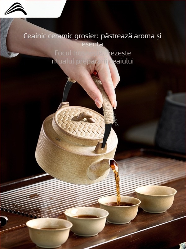 Set ceramic de infuzie ceai SK280 — portabil, izolație, depozitare, pentru 3–5 persoane