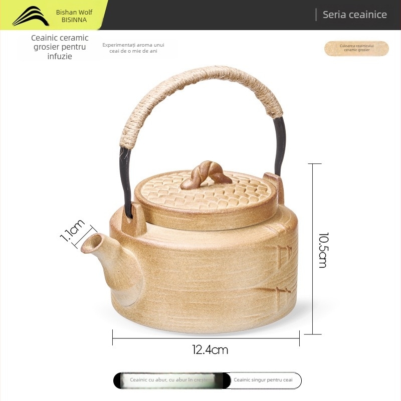 Set ceramic de infuzie ceai SK280 — portabil, izolație, depozitare, pentru 3–5 persoane