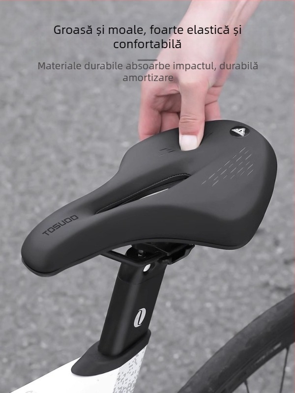 Șa de bicicletă Captain Tas – piele și spumă cu densitate înaltă, respirabilă, absorbție a șocurilor, unisex