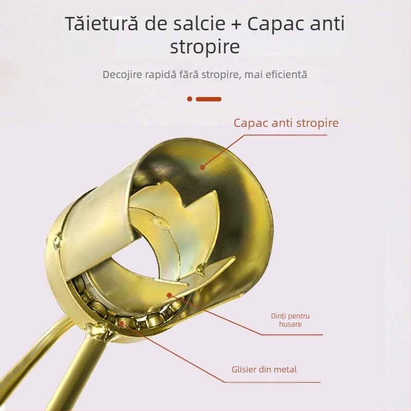 Dreamer Mașină manuală de decojit porumb — construcție din fier, model compact pentru uz casnic, posibilitatea imprimării logo-ului