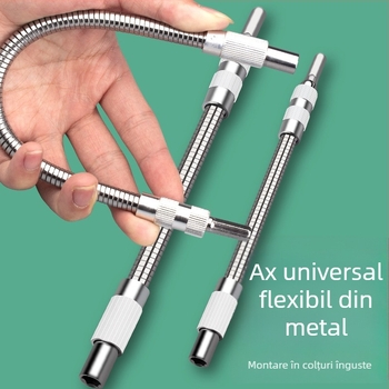 Lichang ax flexibil universal cu articulație rotativă, pentru șurubelniță electrică și bormașină, din aliaj