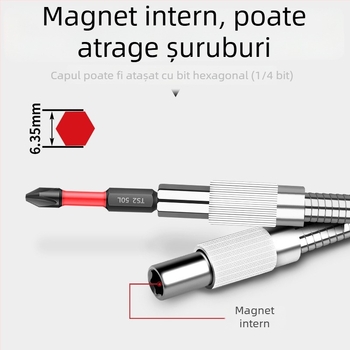 Lichang ax flexibil universal cu articulație rotativă, pentru șurubelniță electrică și bormașină, din aliaj