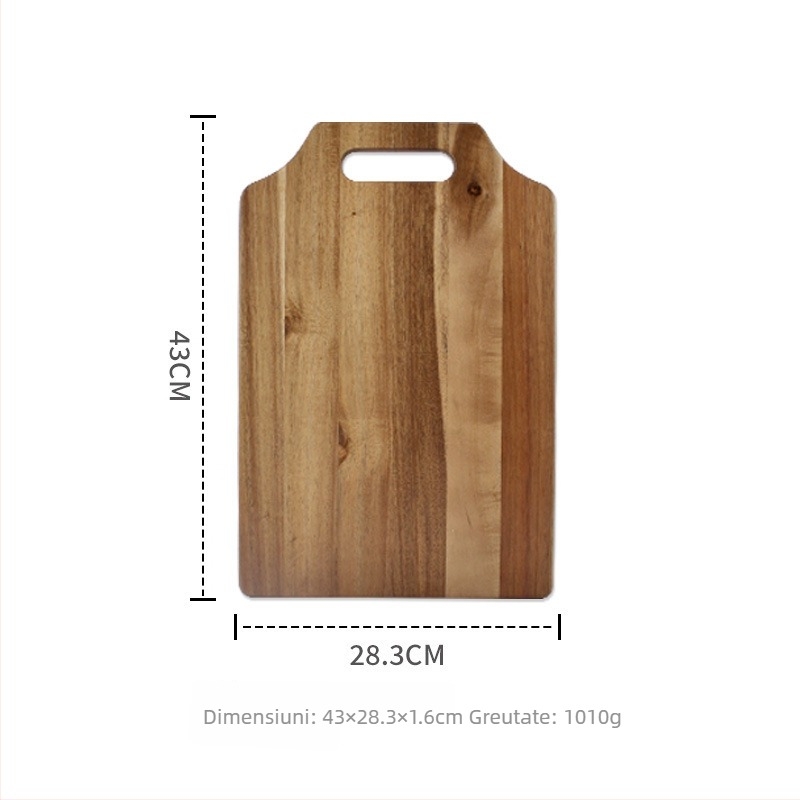 Scândură de tăiat din lemn masiv - Huanglifang, cu două fețe, uz casnic, stil modern minimalist (Material: Lemn; Brand: Huanglifang; Funcție: Uz casnic; Stil: Modern minimalist; Anul lansării: 2025)