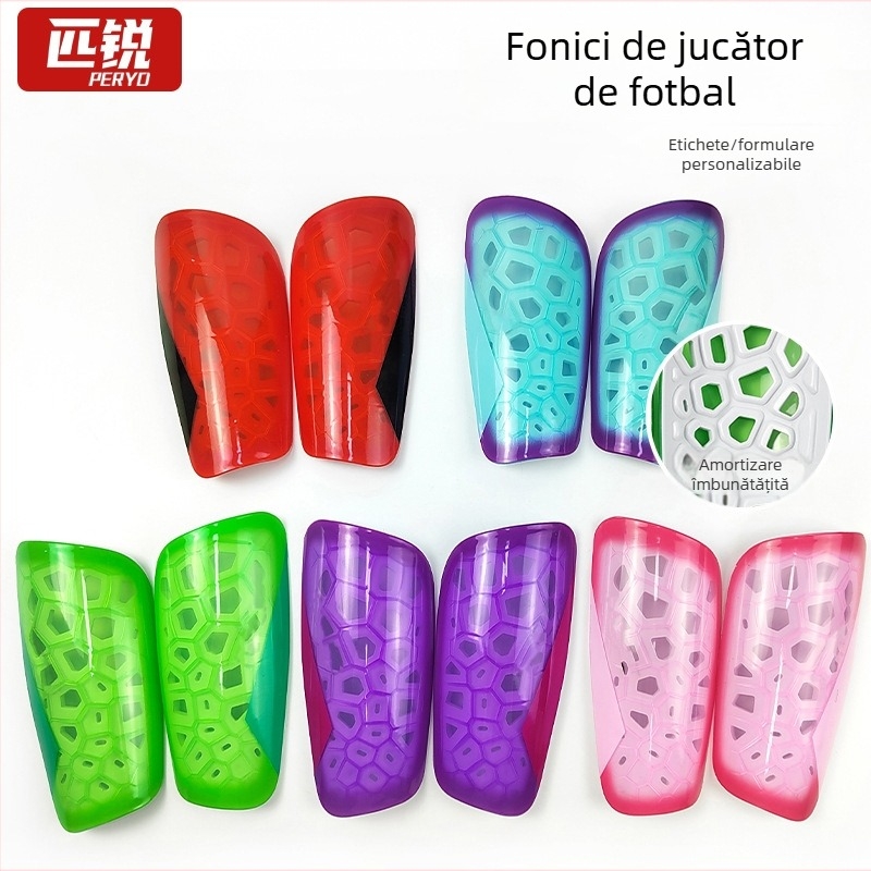 Pirui protecții pentru tibii din PU pentru fotbal, model Htb73, echipament de protecție